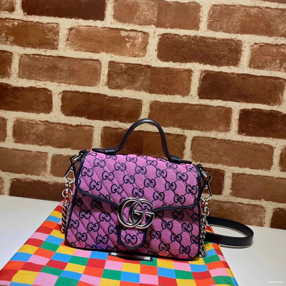 Hyper Peter GG GUCCI Marmont Bag Mini Top Handle 0728